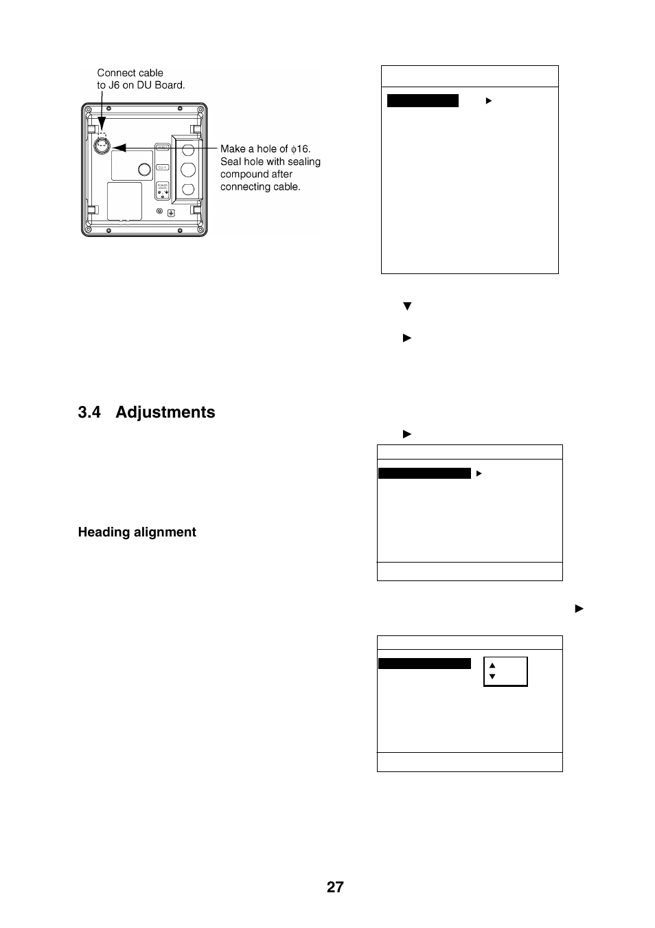 4 adjustments | Furuno 1623 User Manual | Page 35 / 48