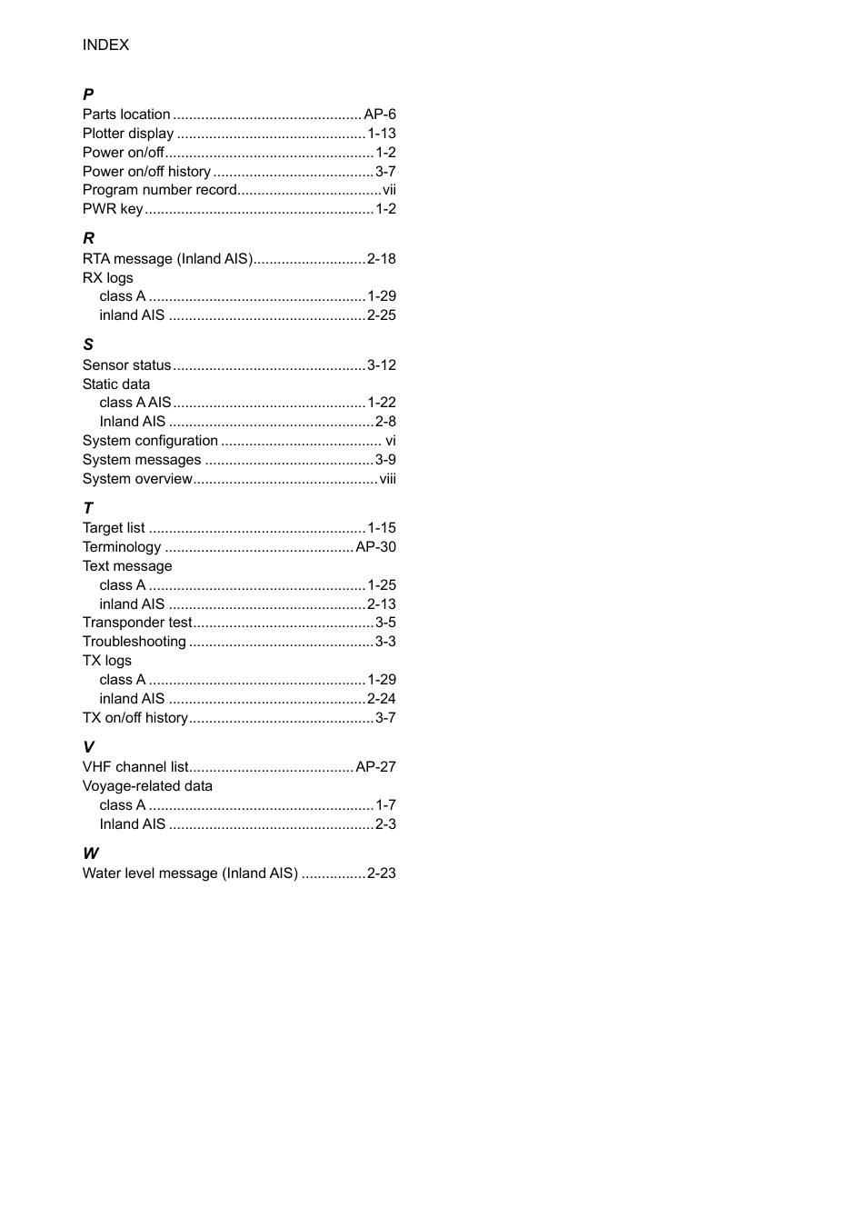 In-2 | Furuno UAIS TRANPONDER FA-150 User Manual | Page 127 / 128