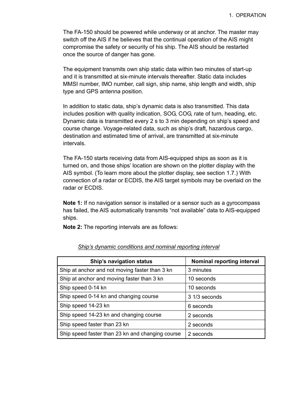 Furuno UAIS TRANPONDER FA-150 User Manual | Page 14 / 128