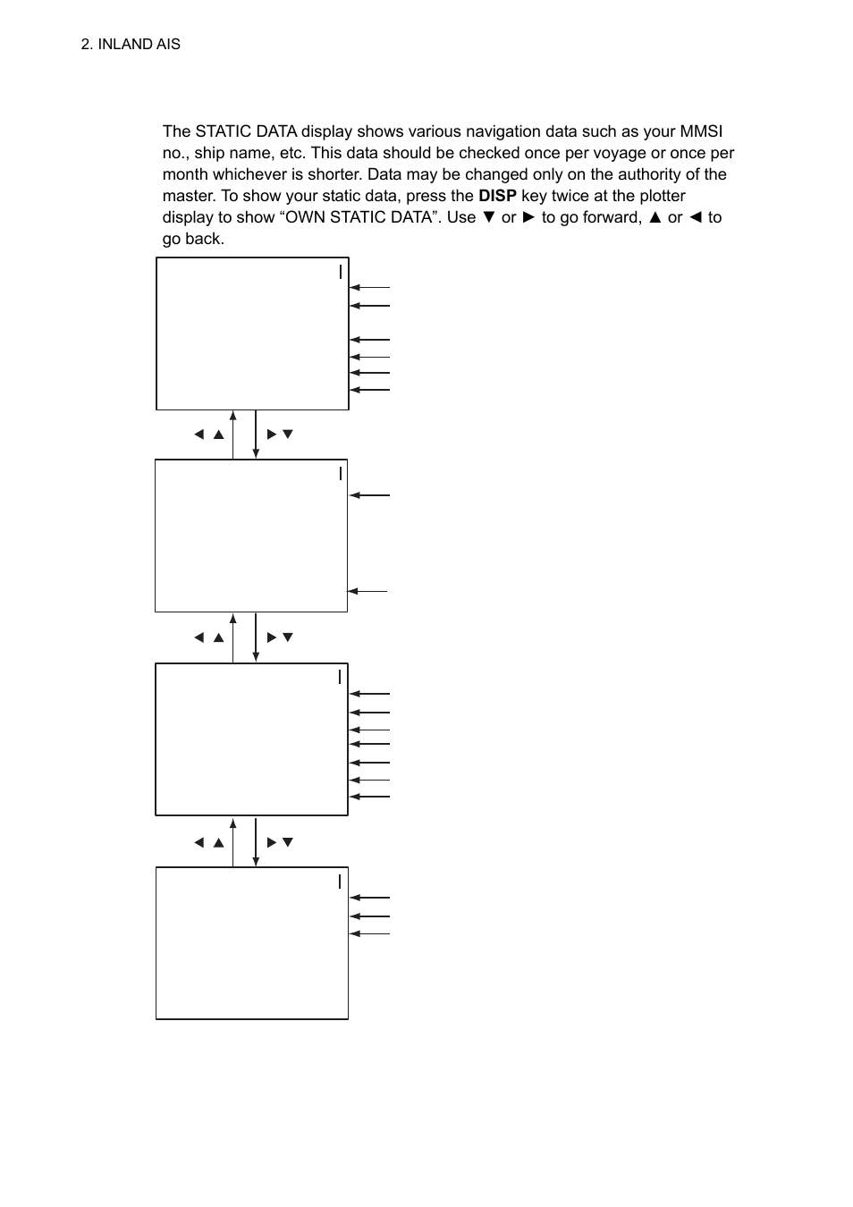 4 static data | Furuno UAIS TRANPONDER FA-150 User Manual | Page 57 / 128