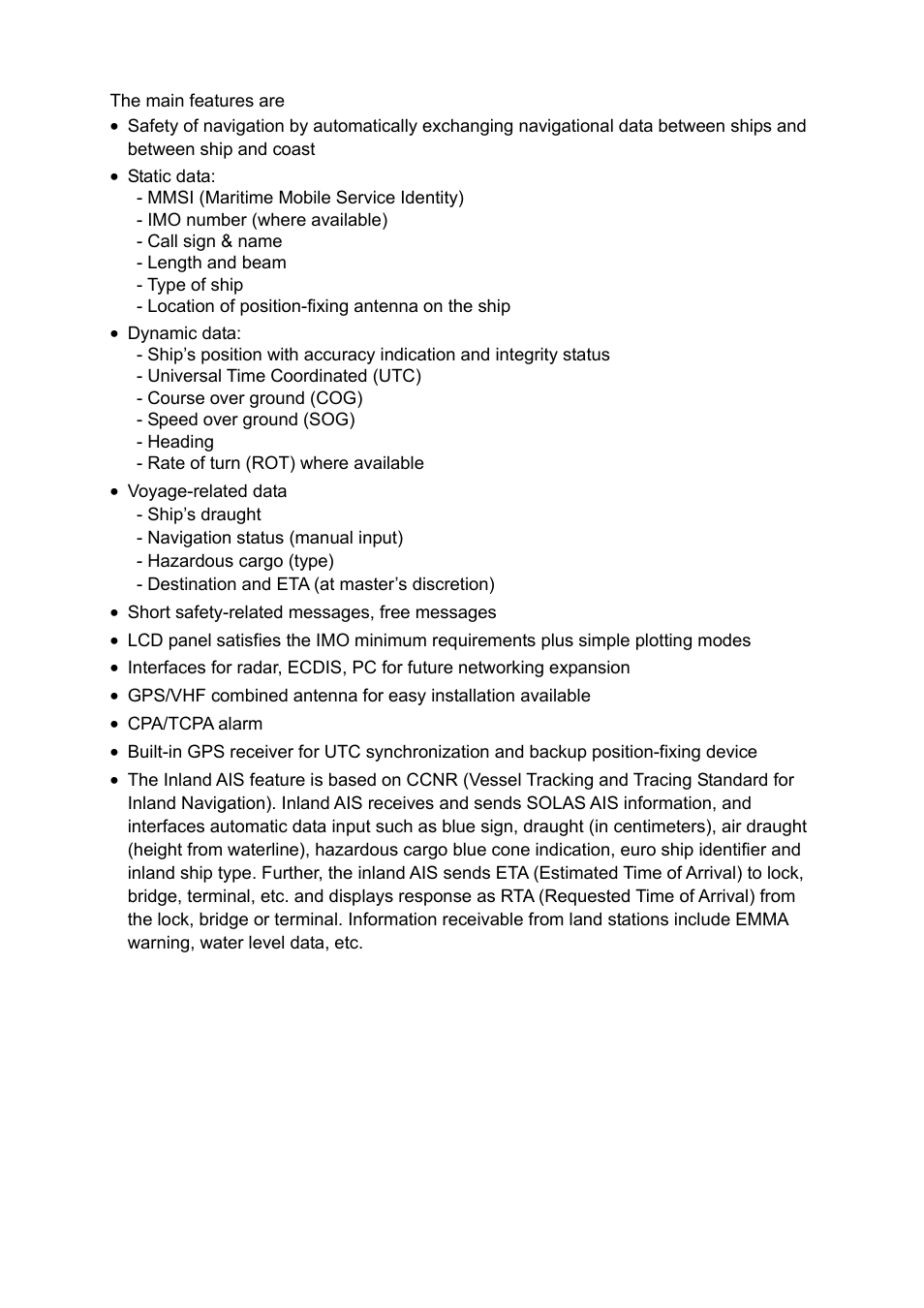 Furuno UAIS TRANPONDER FA-150 User Manual | Page 6 / 128