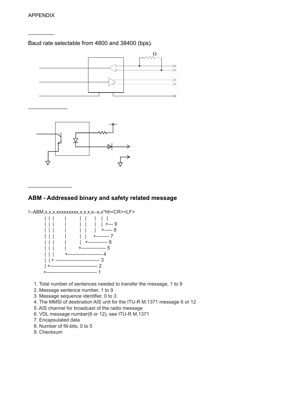 Ap-10, Sentence description | Furuno UAIS TRANPONDER FA-150 User Manual | Page 99 / 128