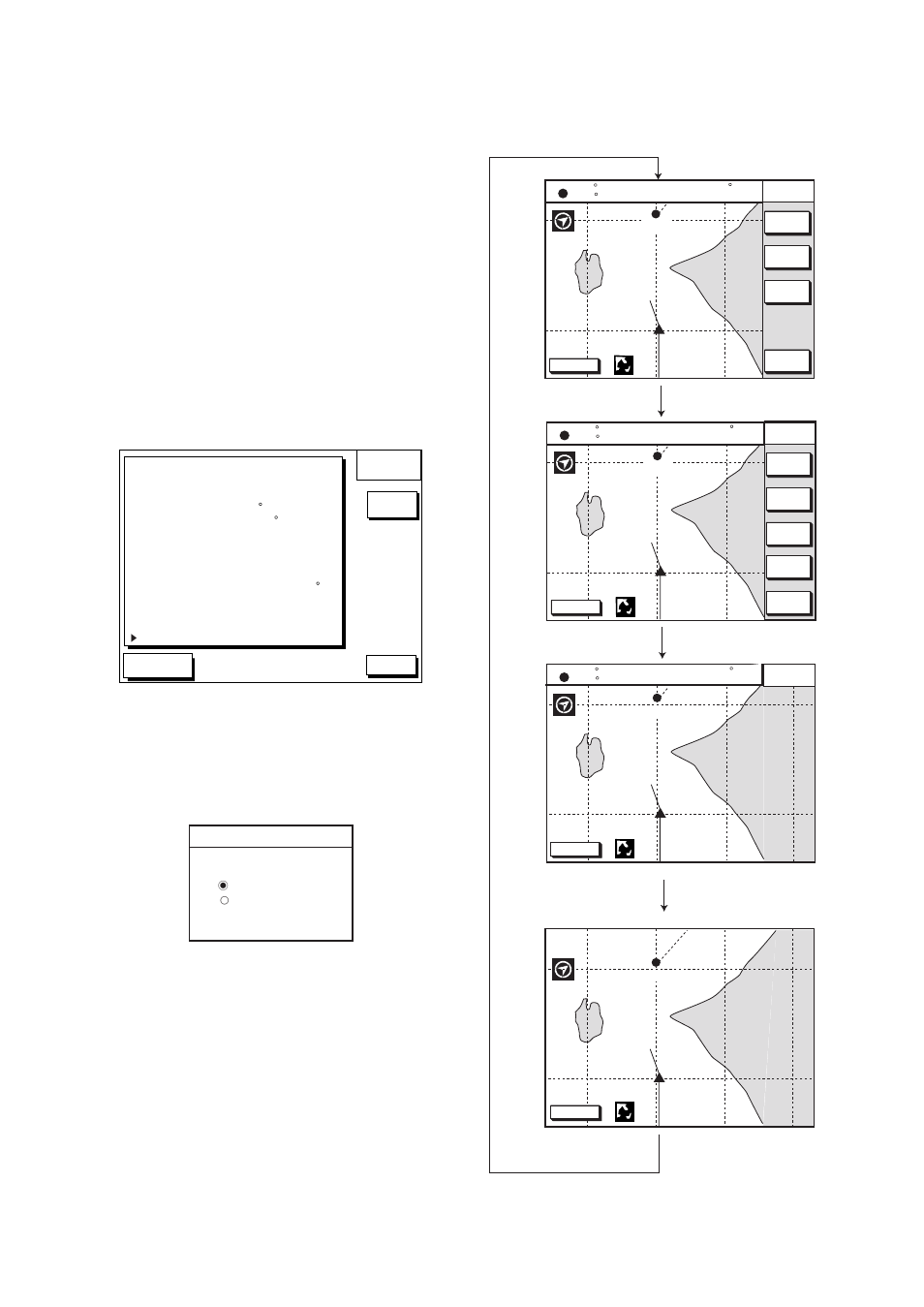 Changing operation mode, Changing displays by scrolling | Furuno GP-1850 User Manual | Page 5 / 13