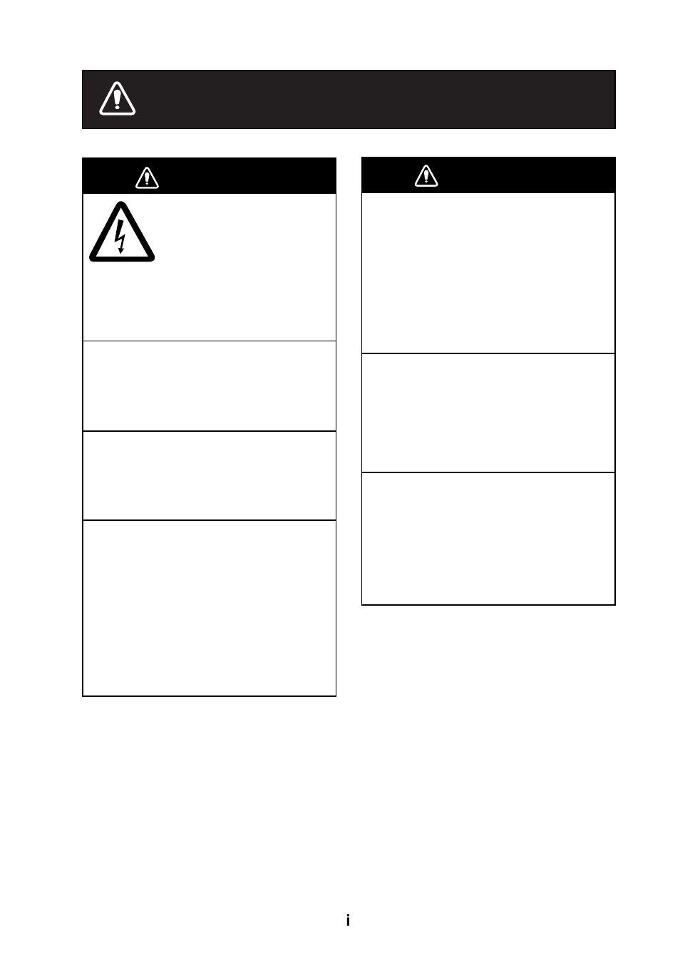 Safety instructions, Warning | Furuno CH-37 User Manual | Page 3 / 71