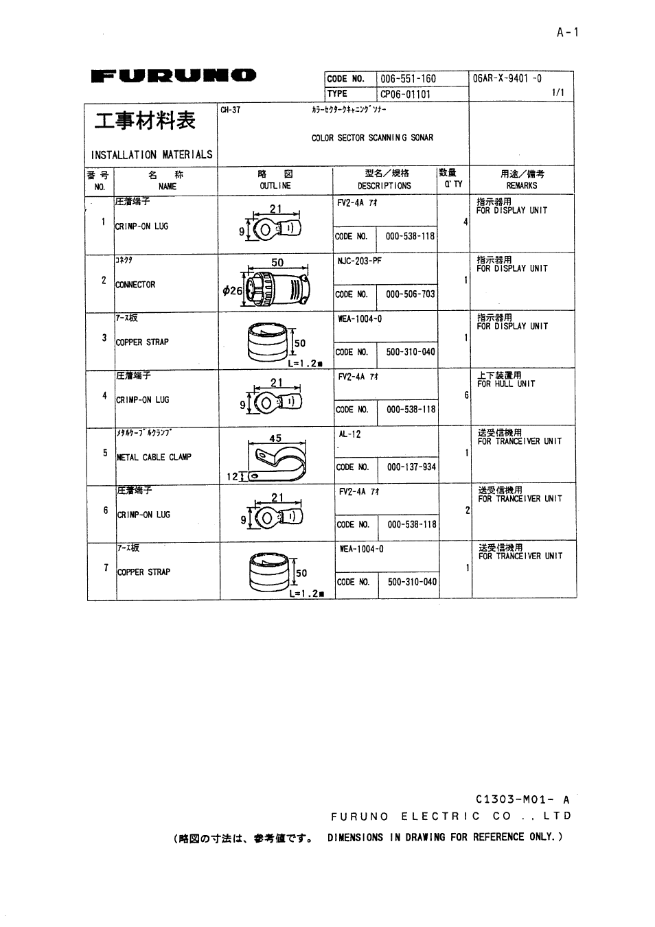Furuno CH-37 User Manual | Page 49 / 71