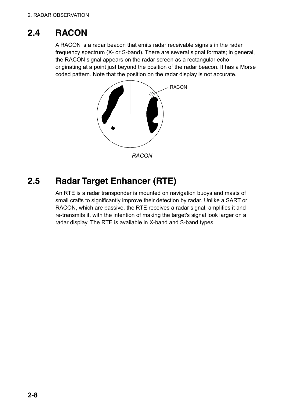 4 racon, 5 radar target enhancer (rte) | Furuno FAR-2107(-BB) User Manual | Page 138 / 312