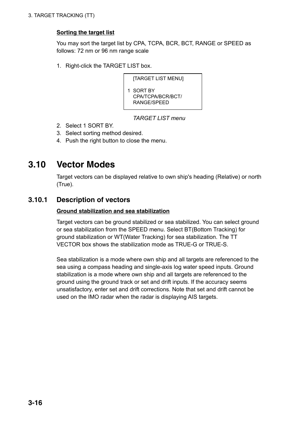 10 vector modes | Furuno FAR-2107(-BB) User Manual | Page 154 / 312