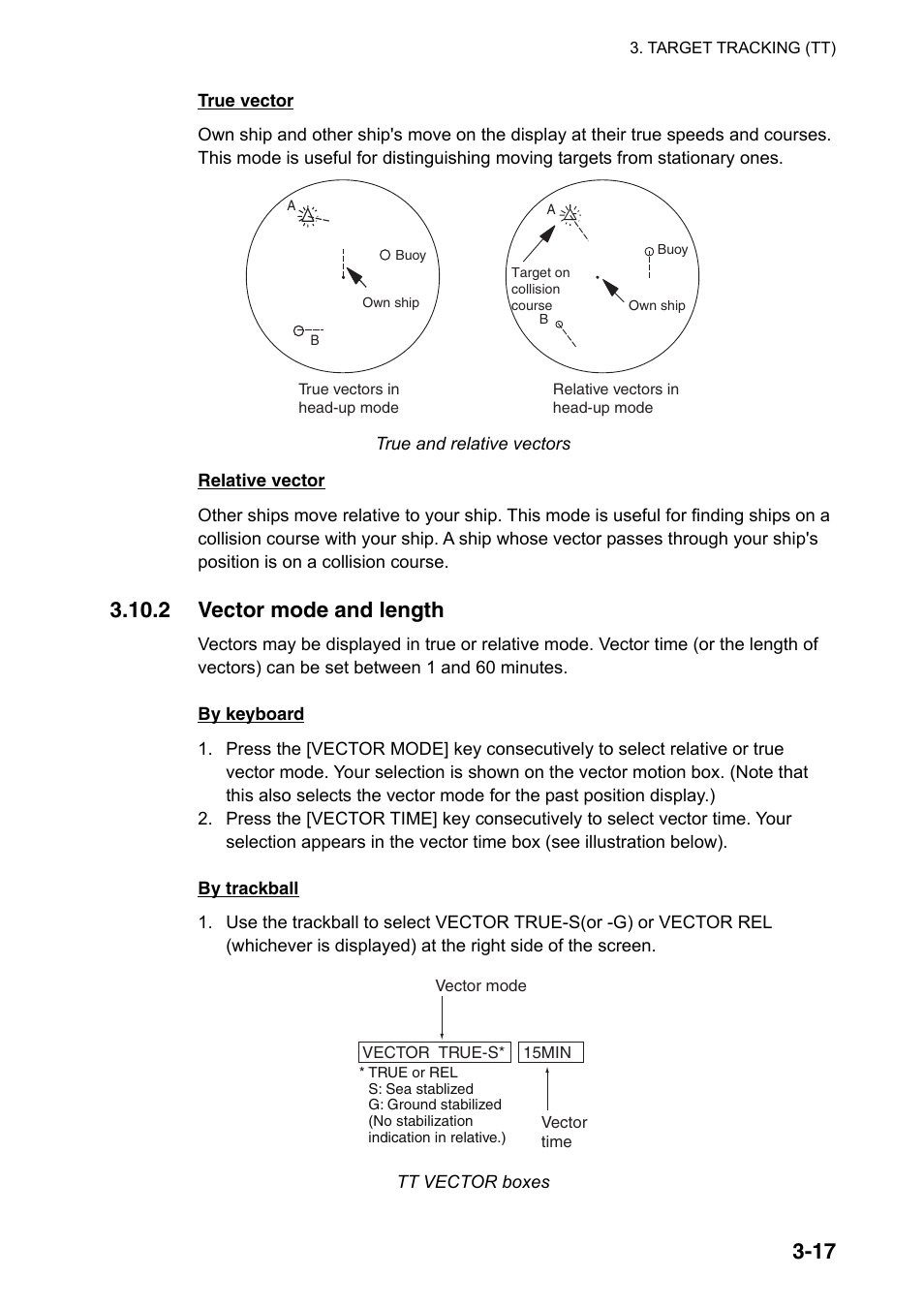 2 vector mode and length | Furuno FAR-2107(-BB) User Manual | Page 155 / 312