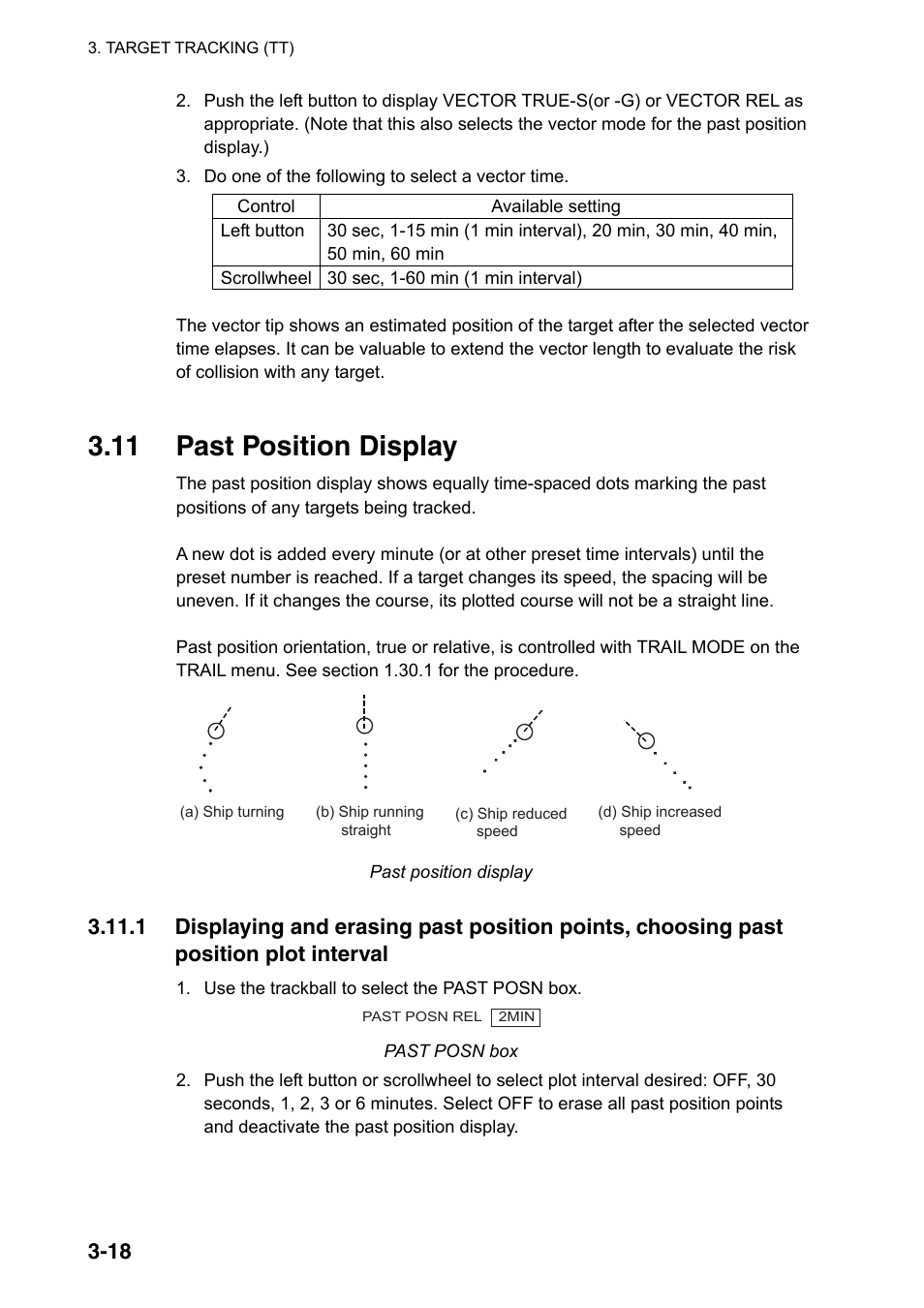 11 past position display | Furuno FAR-2107(-BB) User Manual | Page 156 / 312
