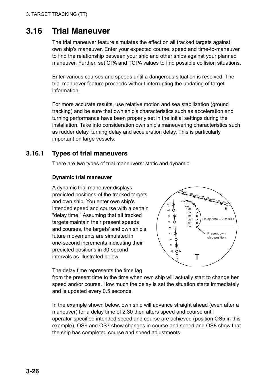 16 trial maneuver | Furuno FAR-2107(-BB) User Manual | Page 164 / 312
