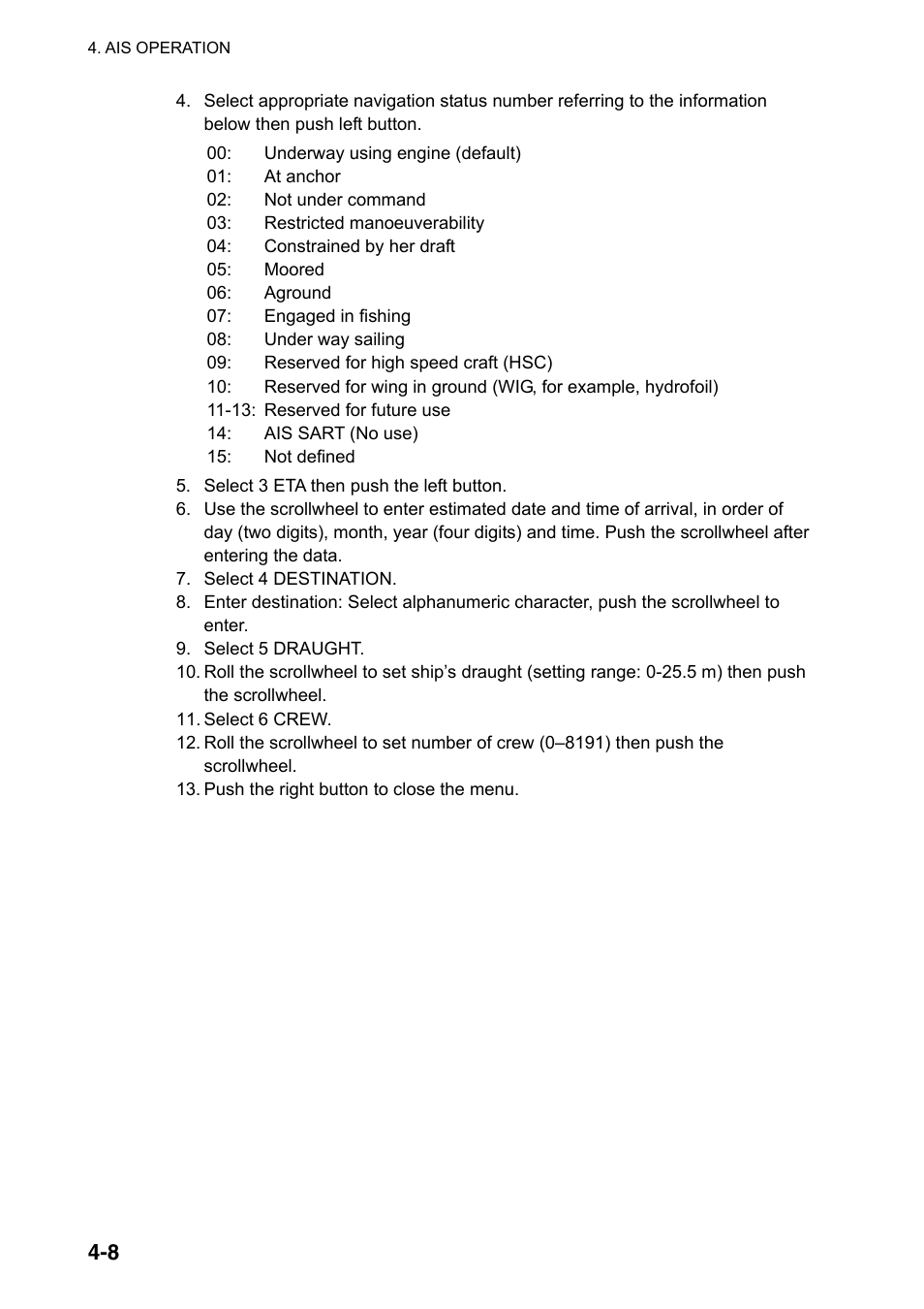 Furuno FAR-2107(-BB) User Manual | Page 182 / 312