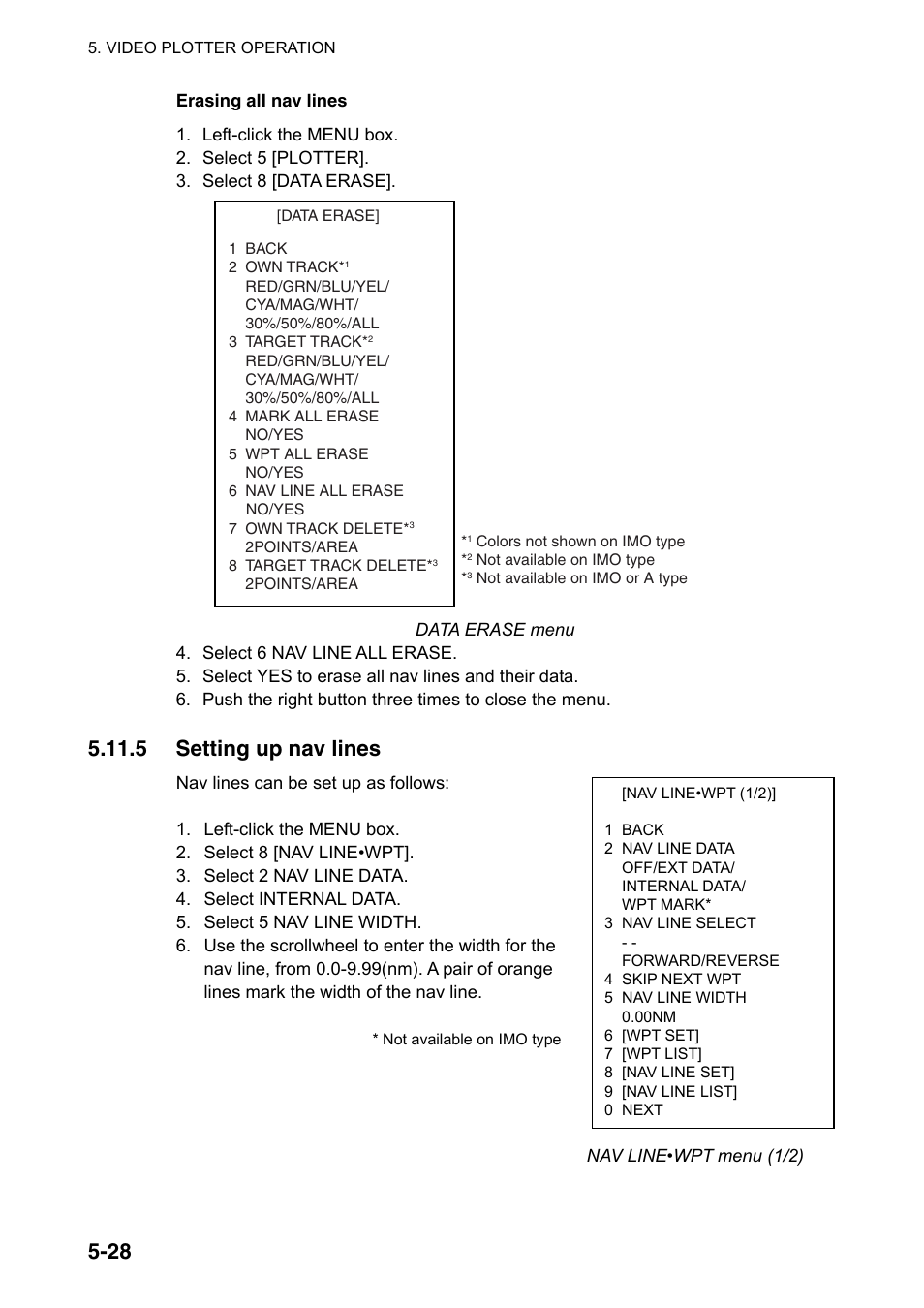 5 setting up nav lines | Furuno FAR-2107(-BB) User Manual | Page 228 / 312