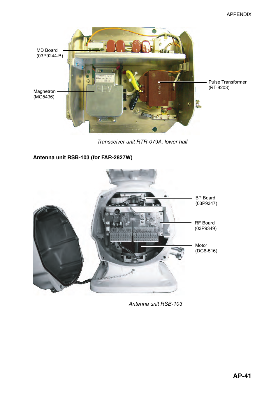 Ap-41 | Furuno FAR-2107(-BB) User Manual | Page 291 / 312