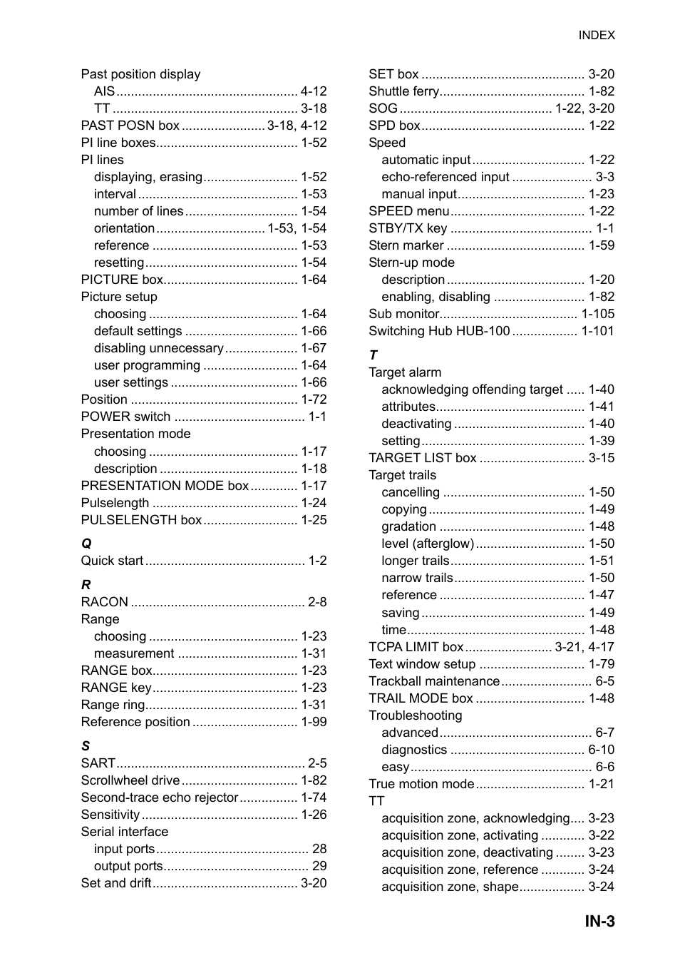 In-3 | Furuno FAR-2107(-BB) User Manual | Page 309 / 312