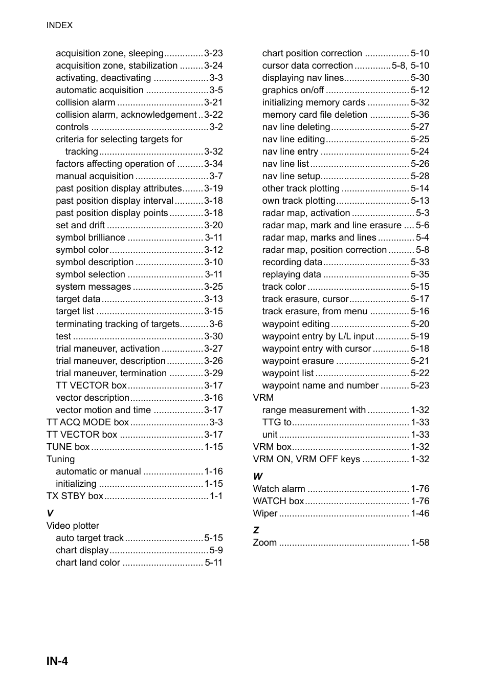 In-4 | Furuno FAR-2107(-BB) User Manual | Page 310 / 312