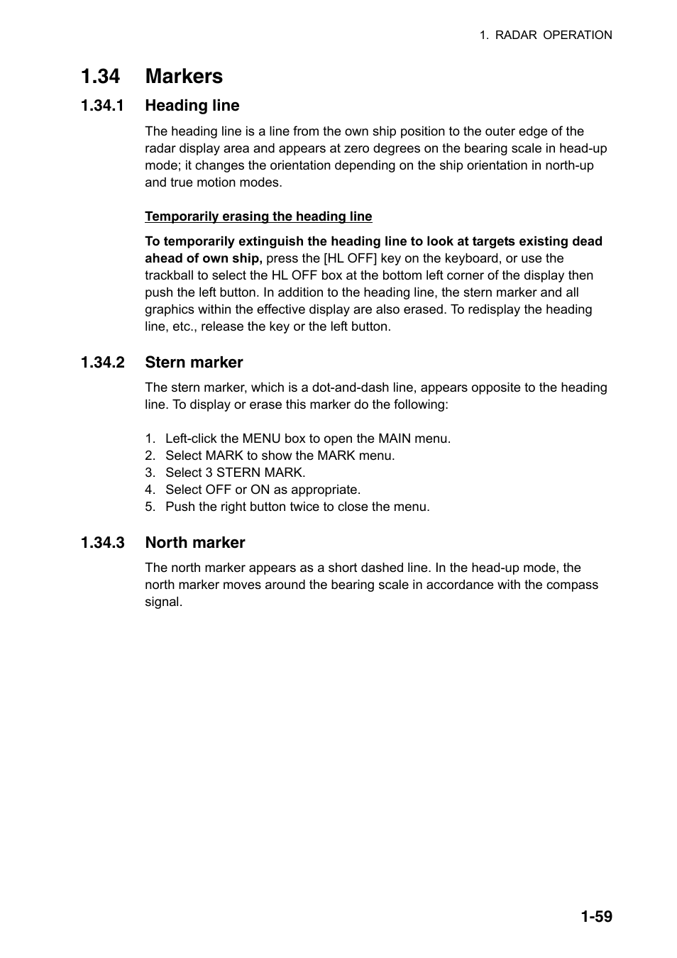 34 markers | Furuno FAR-2107(-BB) User Manual | Page 81 / 312