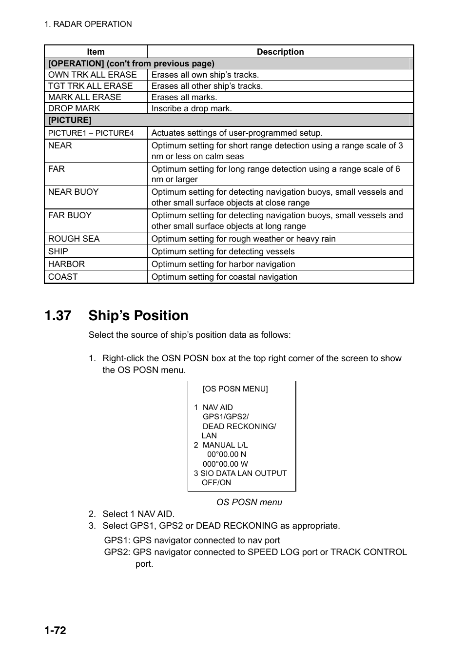 37 ship’s position | Furuno FAR-2107(-BB) User Manual | Page 94 / 312
