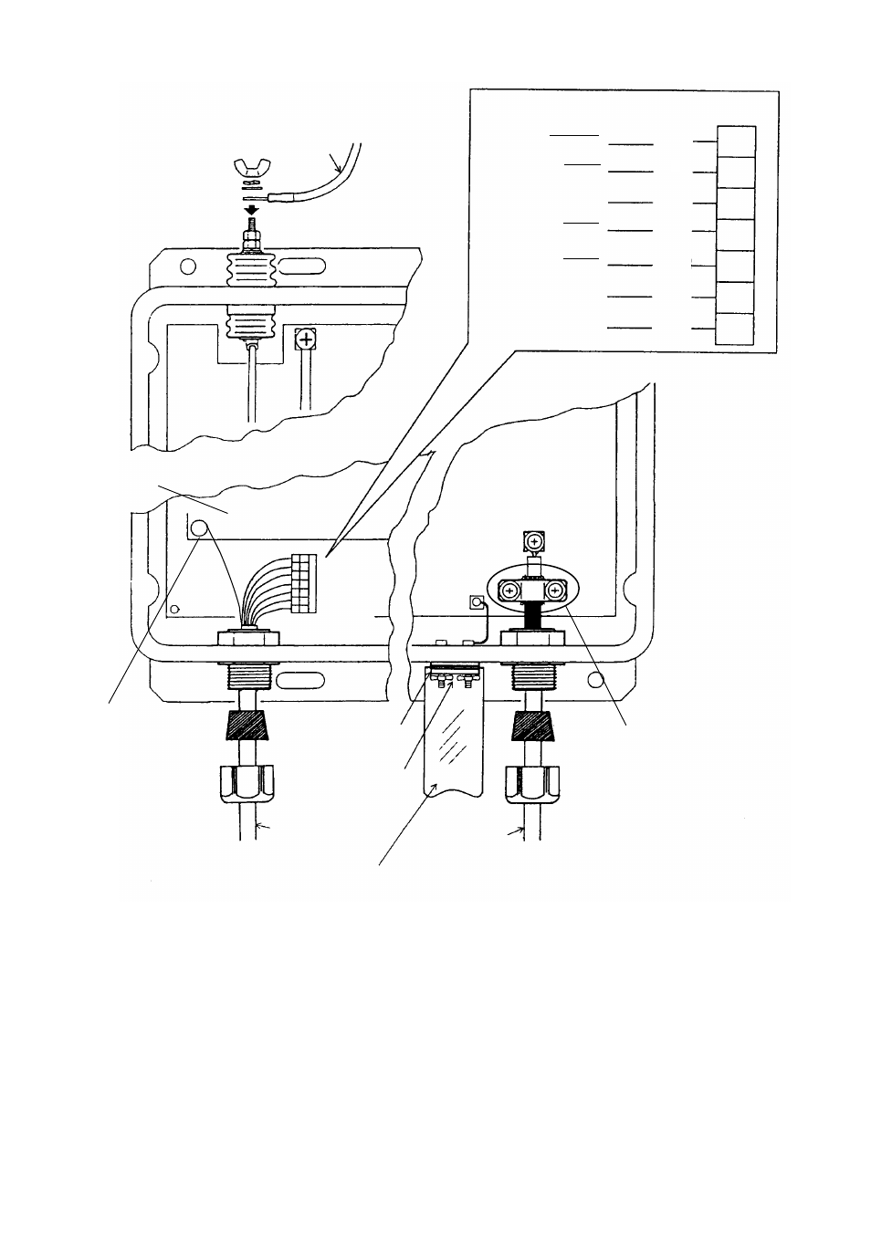 Figure 2-2 connections inside the antenna coupler | Furuno FS-1503 User Manual | Page 17 / 50