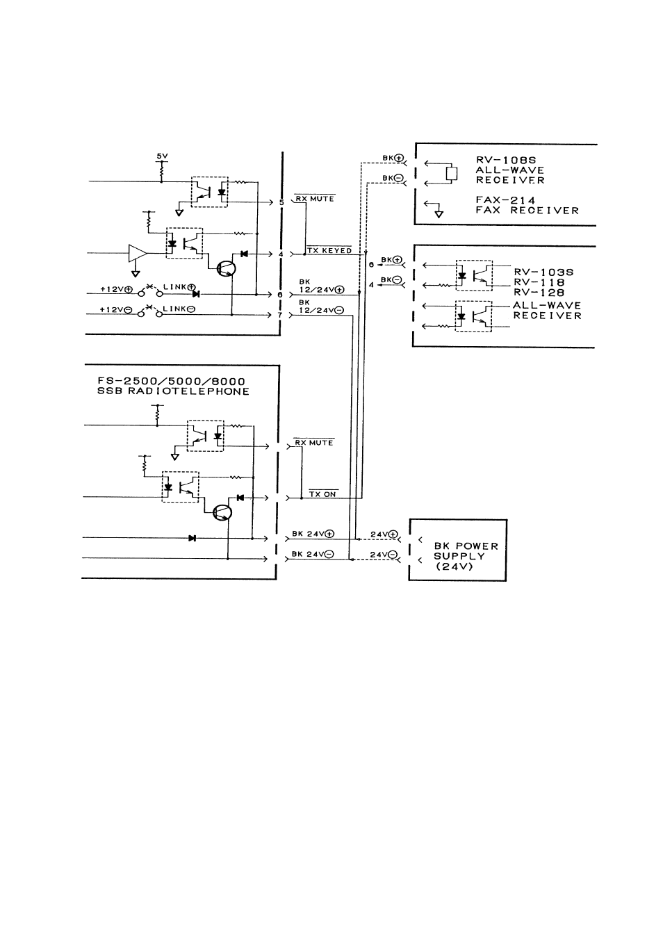 10 floating ground radiotelephone (fs-5000, etc.) | Furuno FS-1503 User Manual | Page 24 / 50