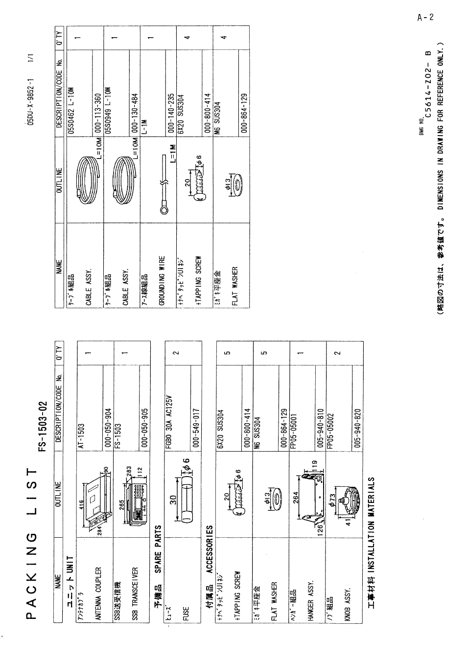 Furuno FS-1503 User Manual | Page 28 / 50