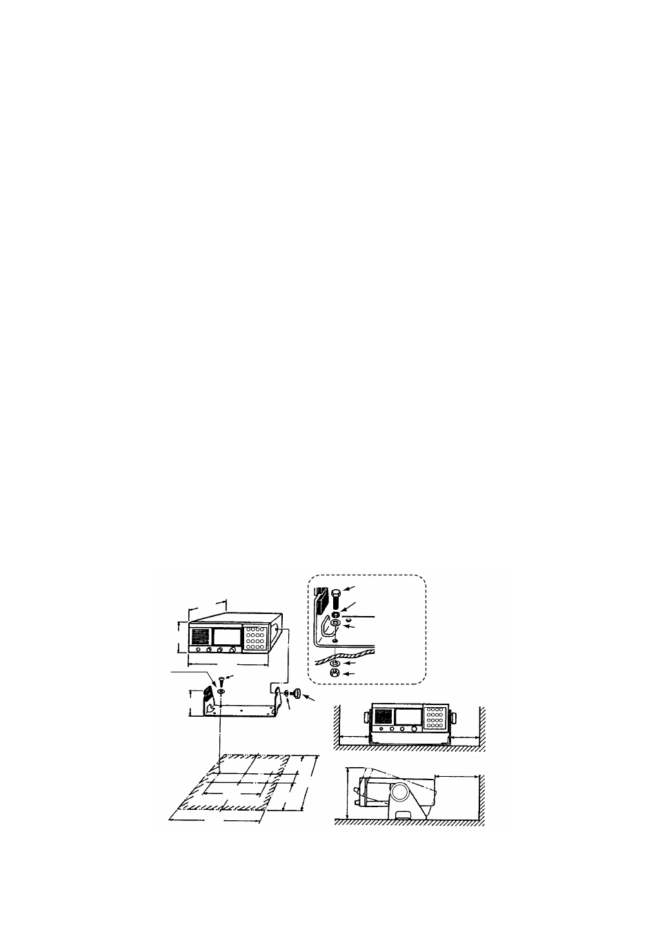 Mounting, 1 mounting of transceiver unit, General mounting considerations | Mounting on overhead, bulkhead or tabletop | Furuno FS-1503 User Manual | Page 8 / 50