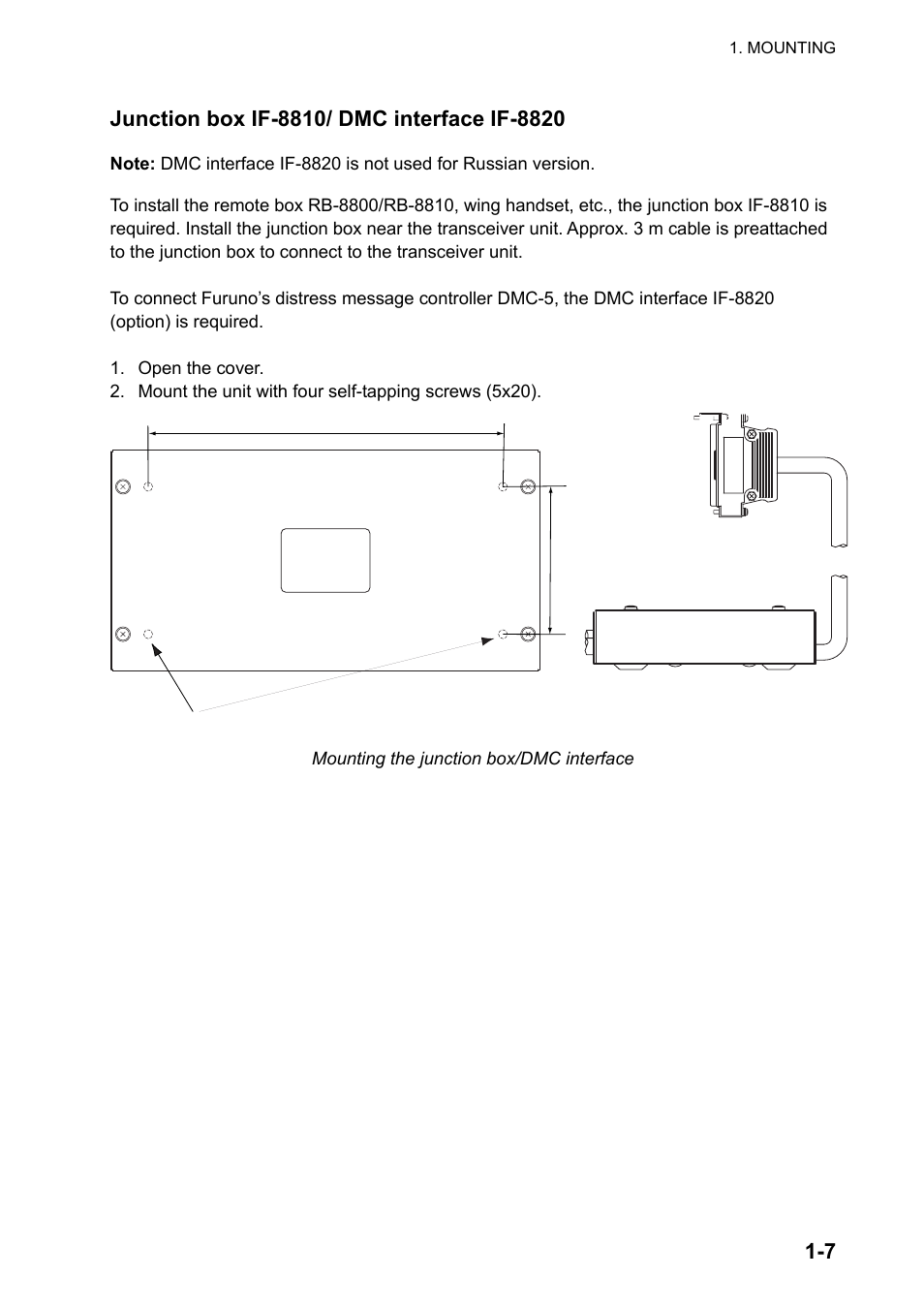 Furuno FM-8800S User Manual | Page 15 / 72