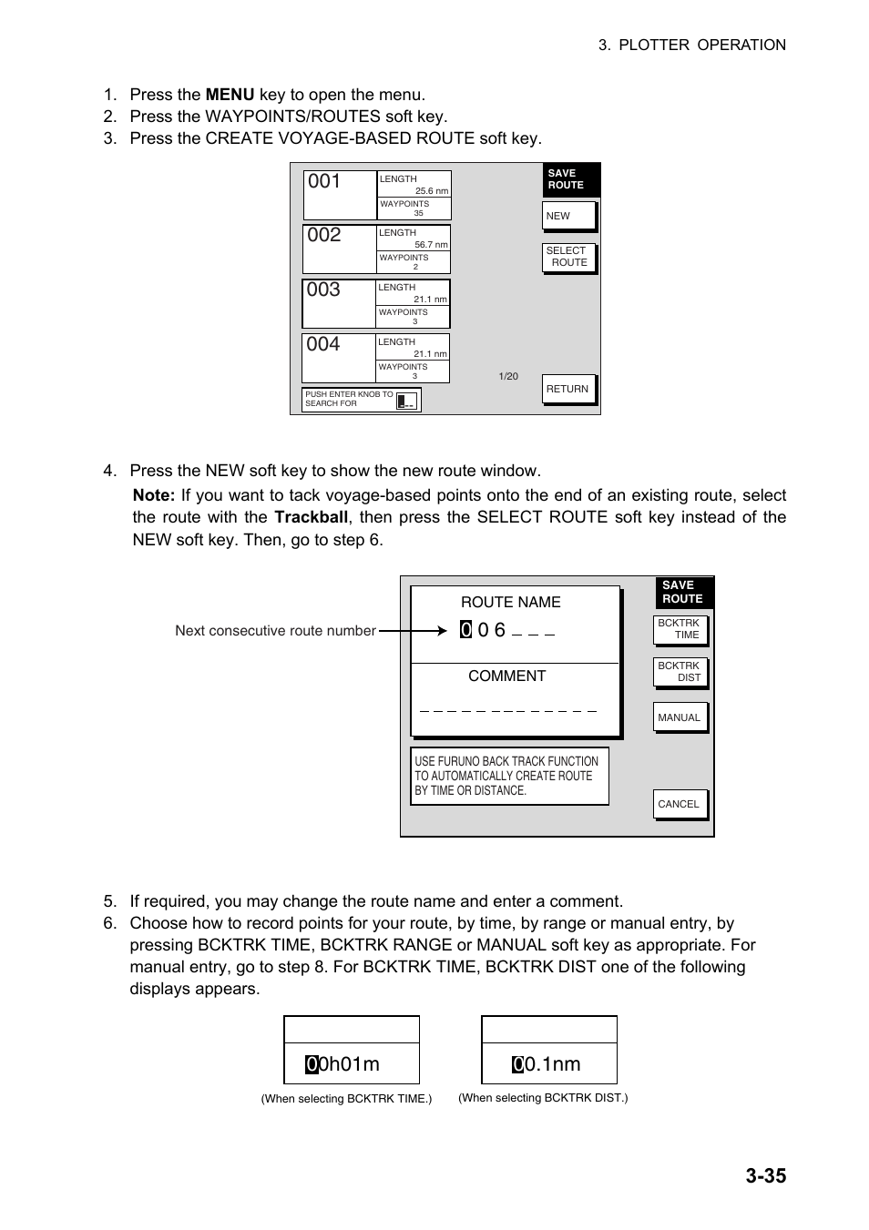 00h01m | Furuno NATVET 1824C User Manual | Page 100 / 239