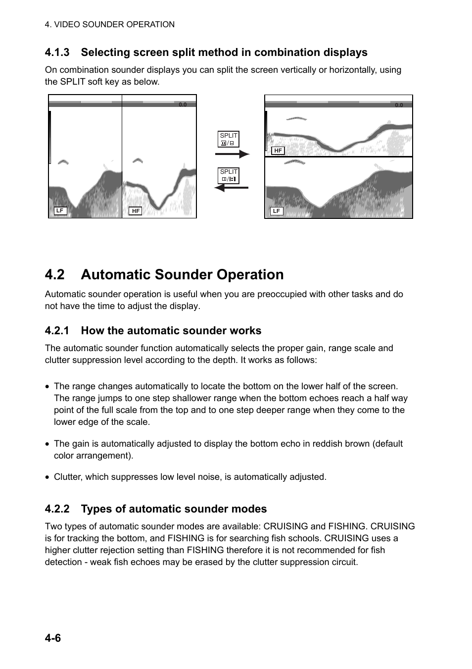 2 automatic sounder operation, 1 how the automatic sounder works, 2 types of automatic sounder modes | Furuno NATVET 1824C User Manual | Page 127 / 239