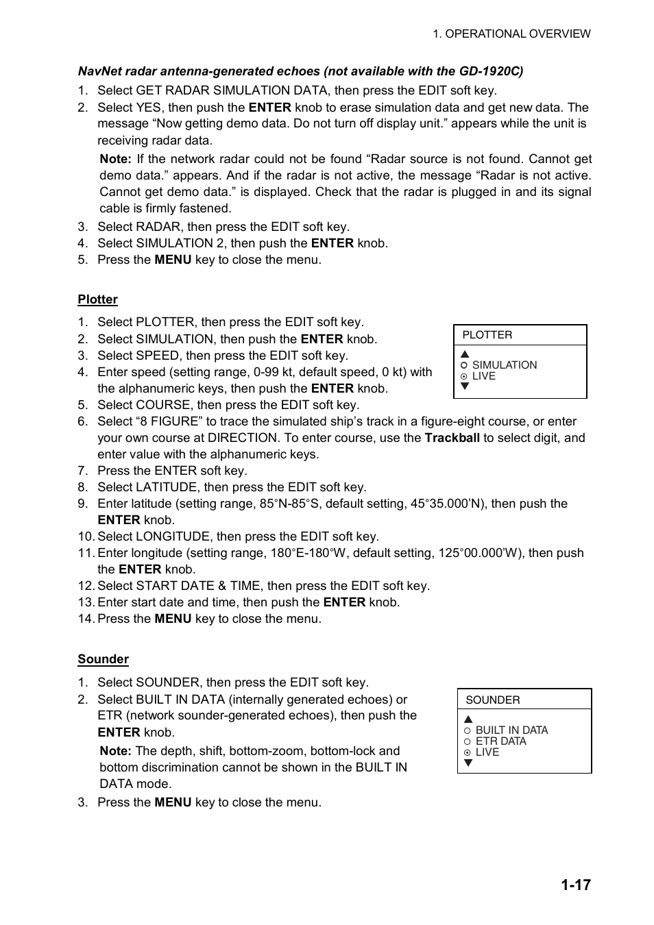 Furuno NATVET 1824C User Manual | Page 28 / 239