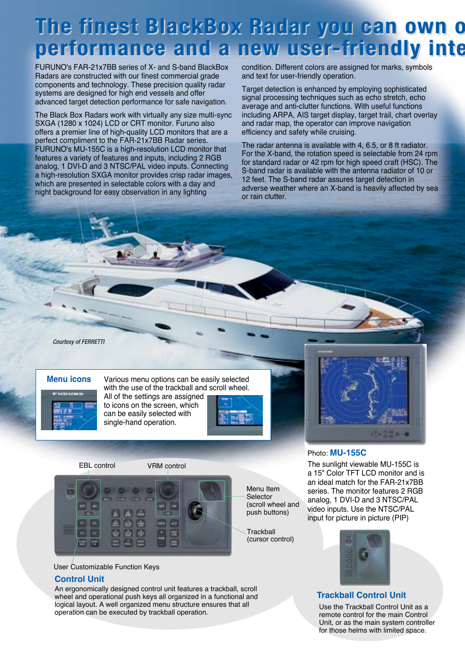 The finest blackbox radar you can own o | Furuno FAR2137SBB User Manual | Page 2 / 4