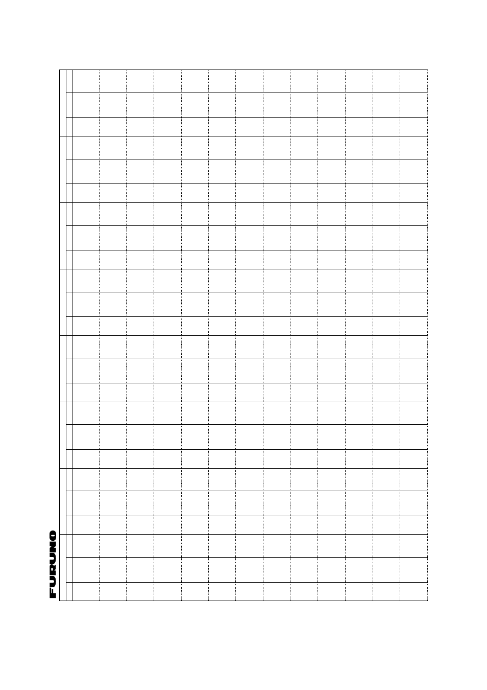 Ap-12 itu telex frequency table (1/4), Itu telex frequency table (1/4), Appendix | Furuno FS-5070 User Manual | Page 190 / 219