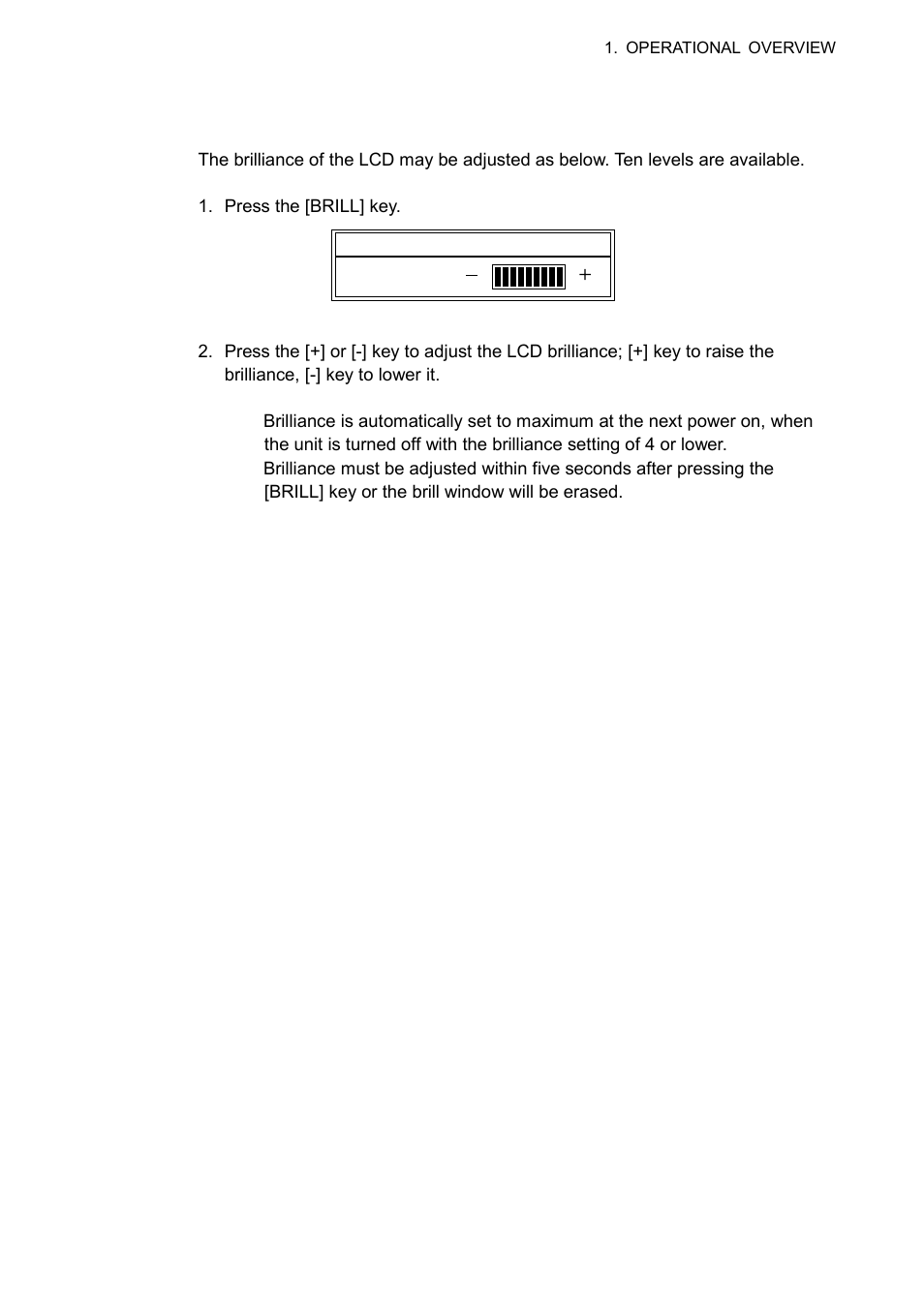 4 adjusting lcd brilliance | Furuno FCV-1100L User Manual | Page 11 / 84