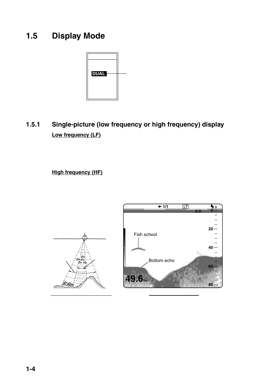 5 display mode | Furuno FCV-1100L User Manual | Page 12 / 84