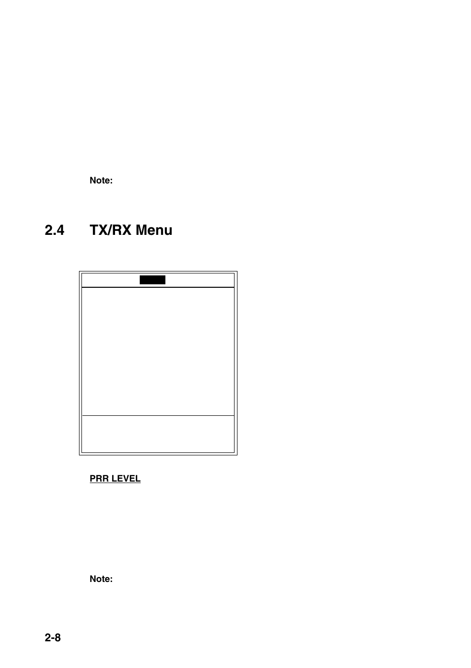 4 tx/rx menu | Furuno FCV-1100L User Manual | Page 38 / 84