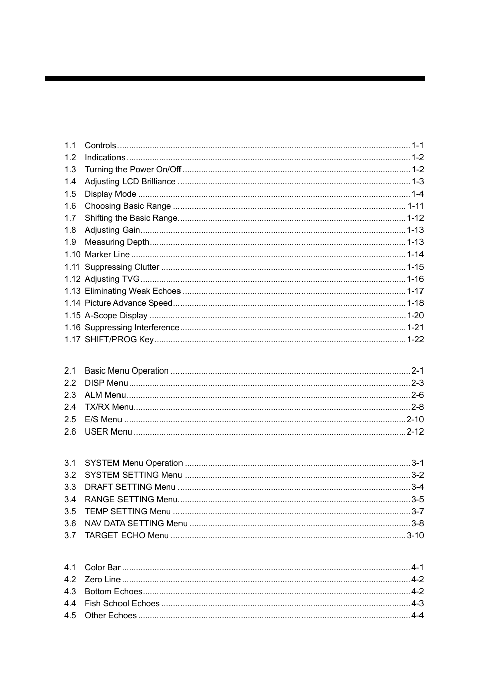 Furuno FCV-1100L User Manual | Page 4 / 84