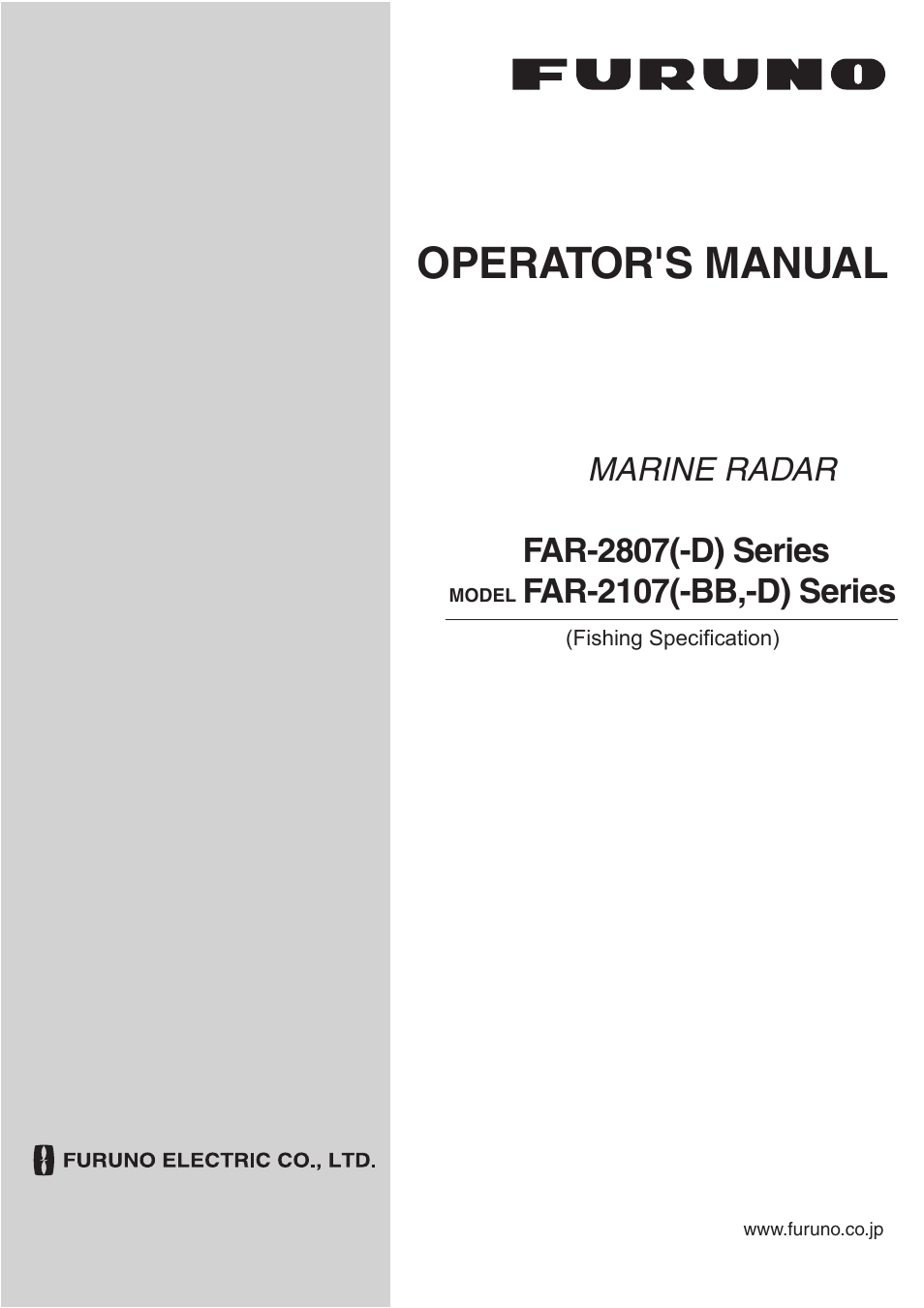 Furuno FAR-2107 User Manual | 280 pages