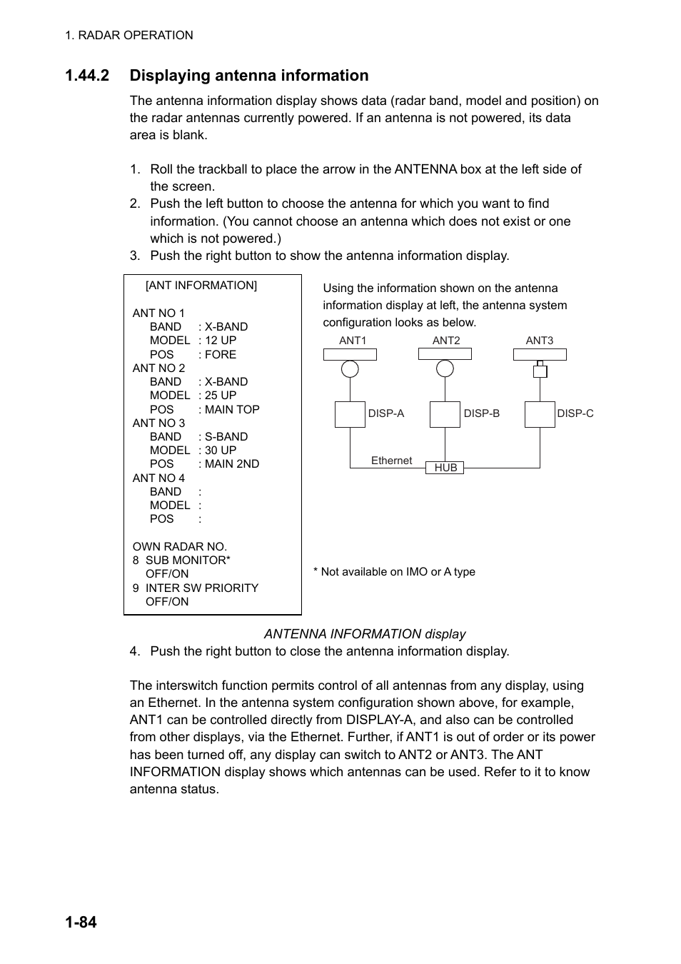 2 displaying antenna information | Furuno FAR-2107 User Manual | Page 110 / 280