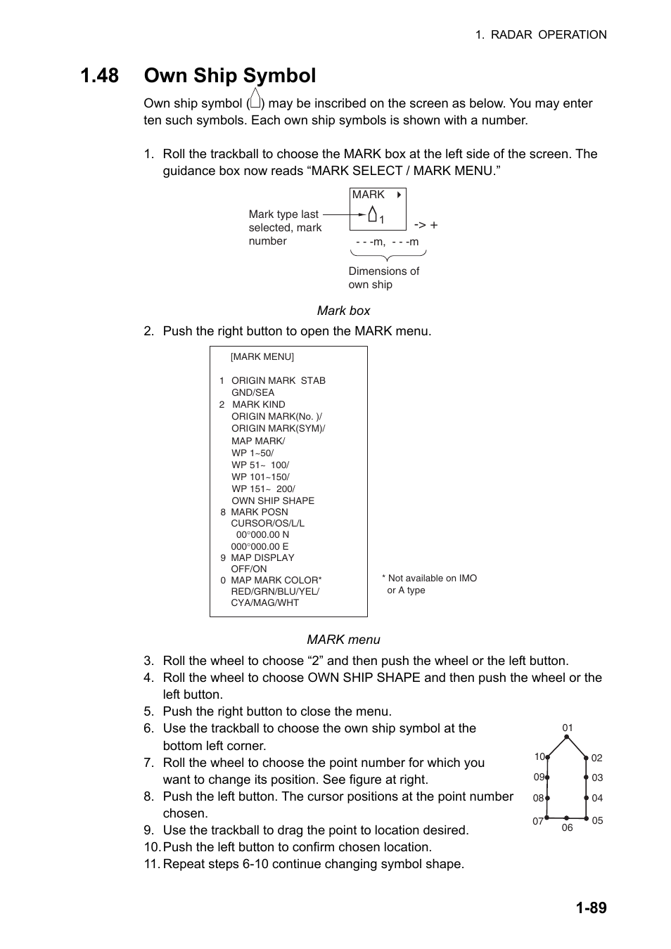 48 own ship symbol | Furuno FAR-2107 User Manual | Page 115 / 280