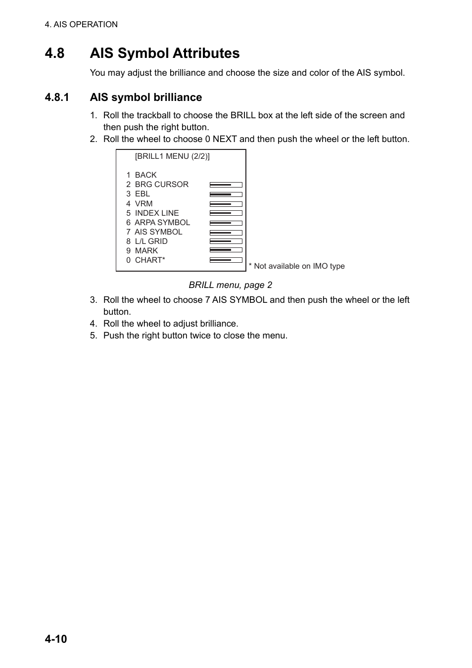 8 ais symbol attributes | Furuno FAR-2107 User Manual | Page 180 / 280