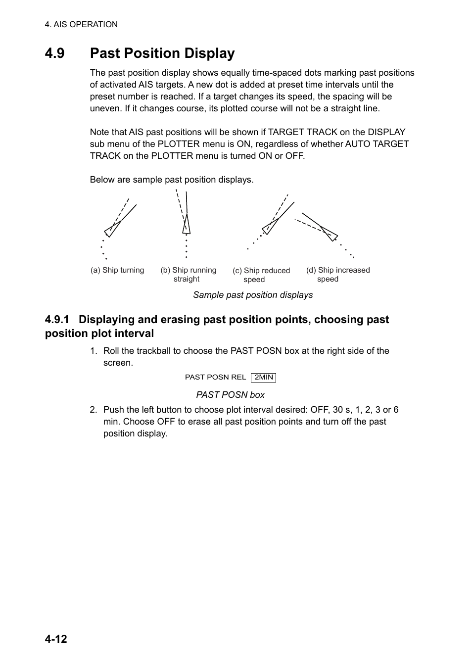 9 past position display | Furuno FAR-2107 User Manual | Page 182 / 280