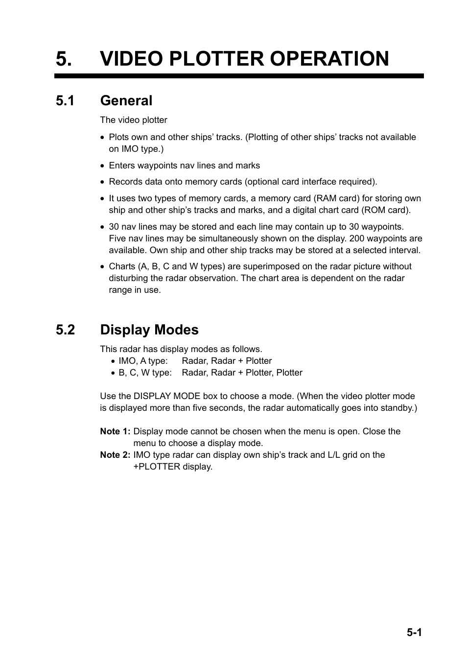 Video plotter operation, 1 general, 2 display modes | Furuno FAR-2107 User Manual | Page 195 / 280