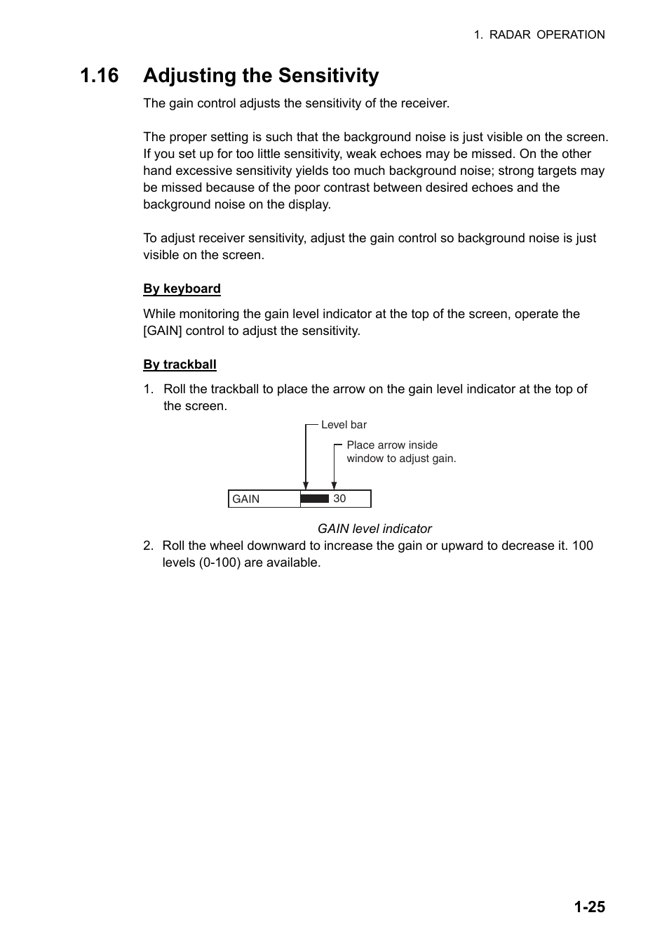 16 adjusting the sensitivity | Furuno FAR-2107 User Manual | Page 51 / 280