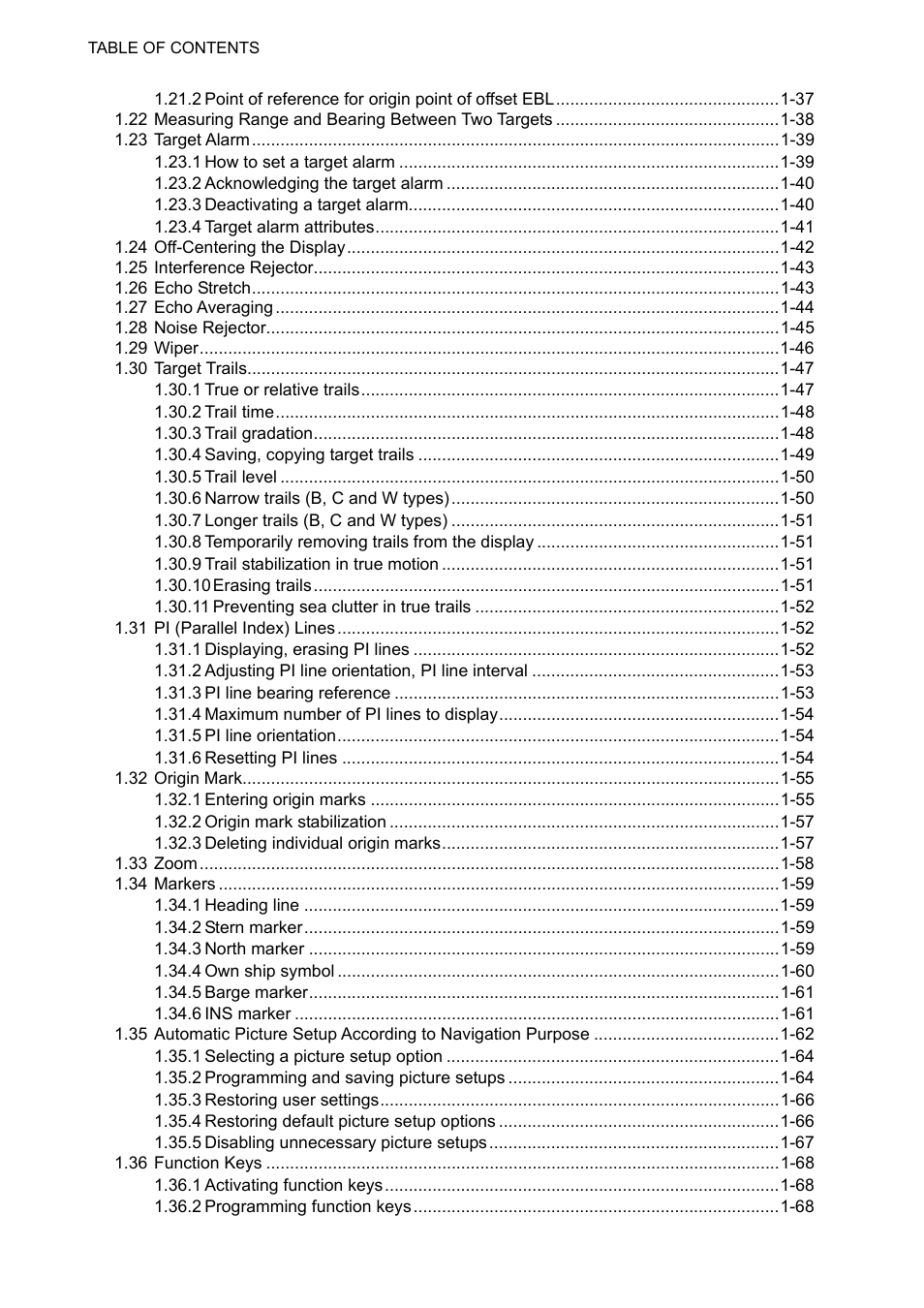 Furuno FAR-2107 User Manual | Page 8 / 280