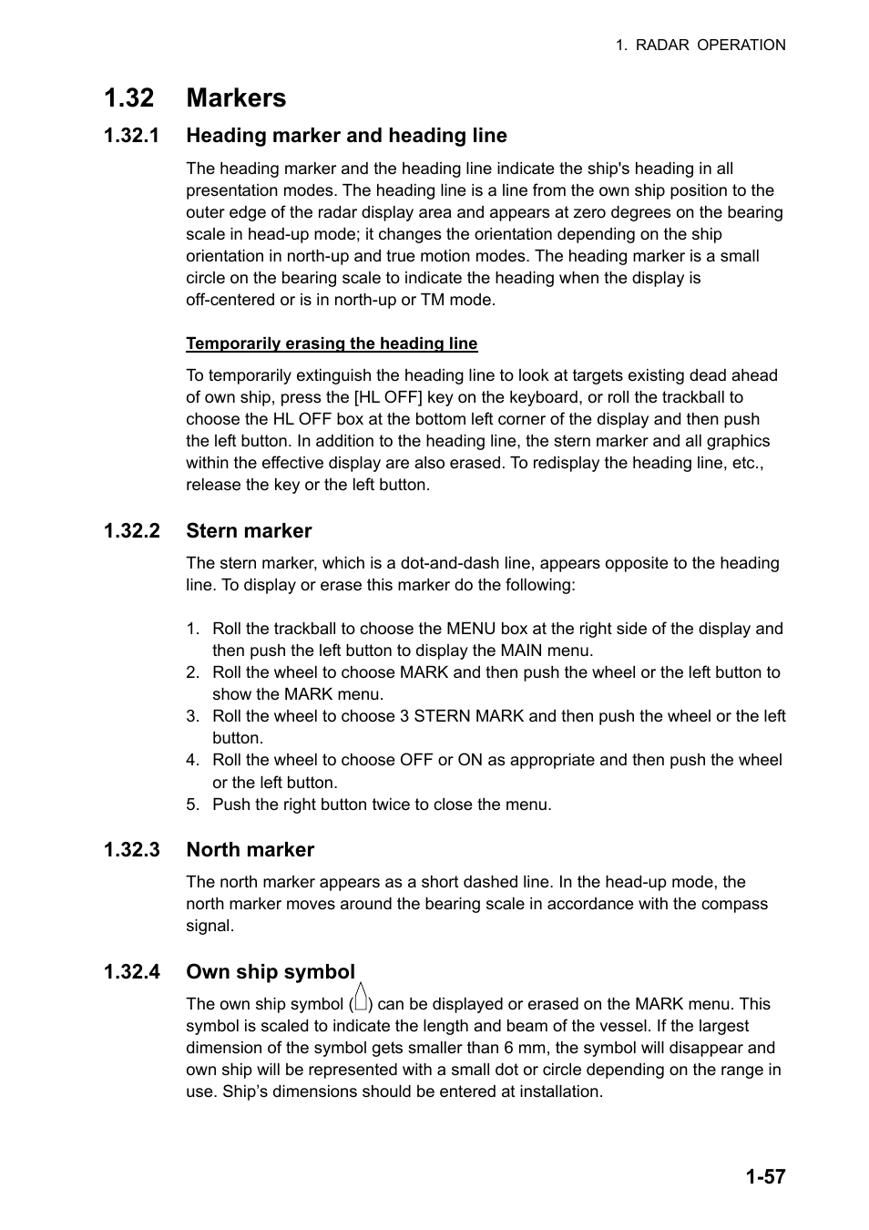 32 markers | Furuno FAR-2107 User Manual | Page 83 / 280