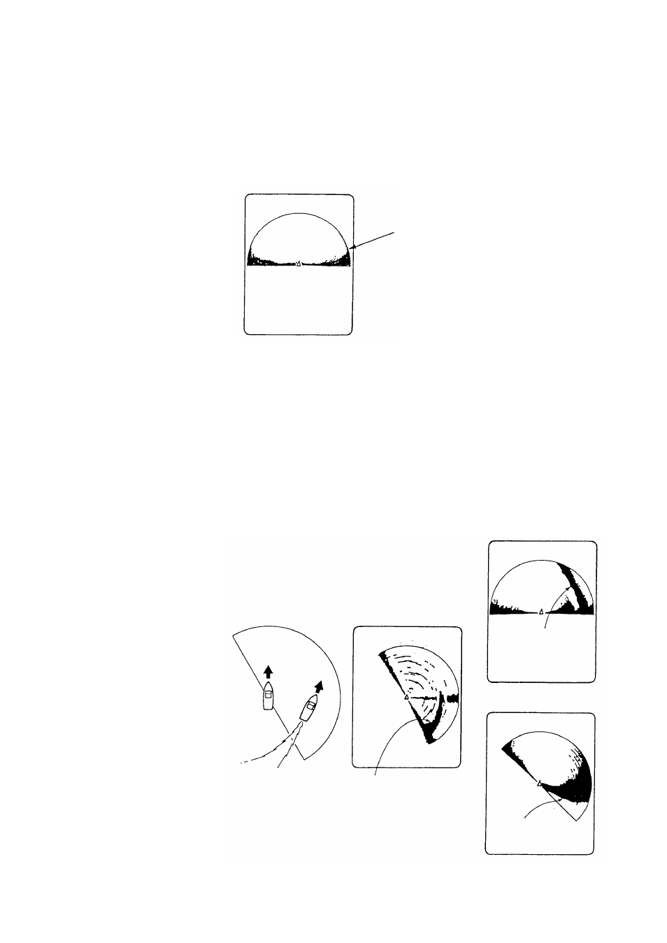 Sea surface reflections, Wake | Furuno MODEL CSH-73 User Manual | Page 71 / 102