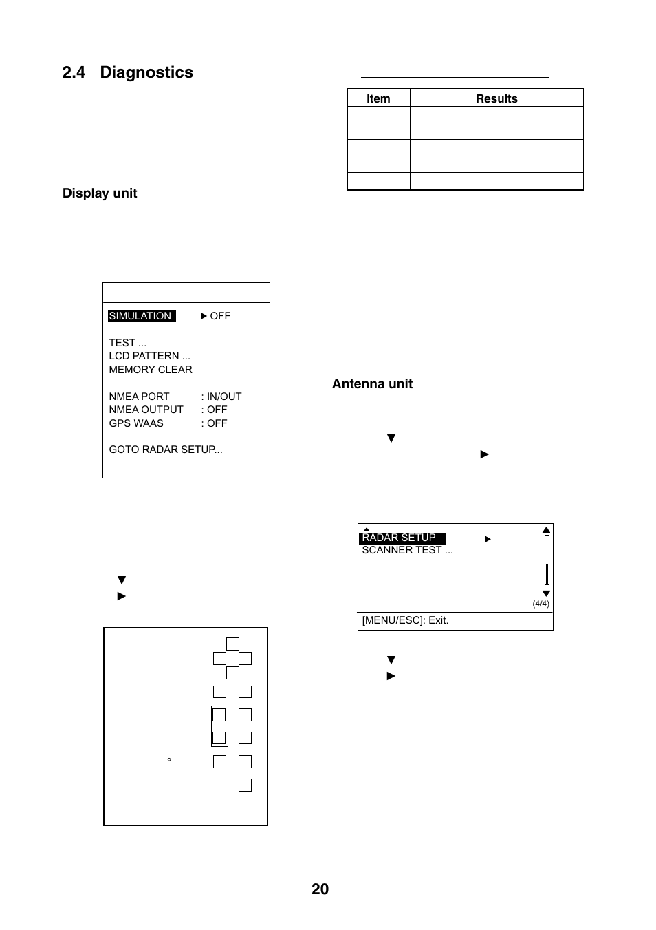 4 diagnostics | Furuno 1623 User Manual | Page 27 / 47