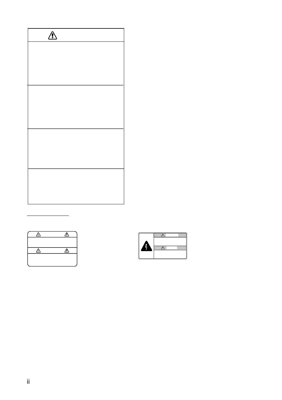 Caution | Furuno COLOR SCANNING CSH-23F/24F User Manual | Page 4 / 116