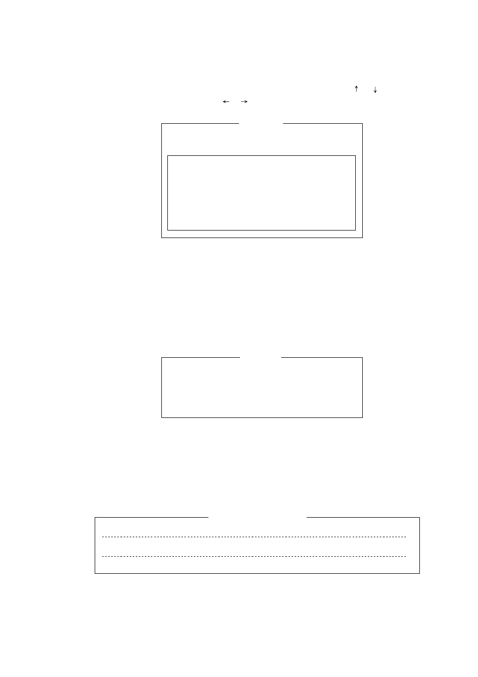 Calendar, Remote a, remote b, Distress frequency table | Furuno DP-6 User Manual | Page 58 / 93
