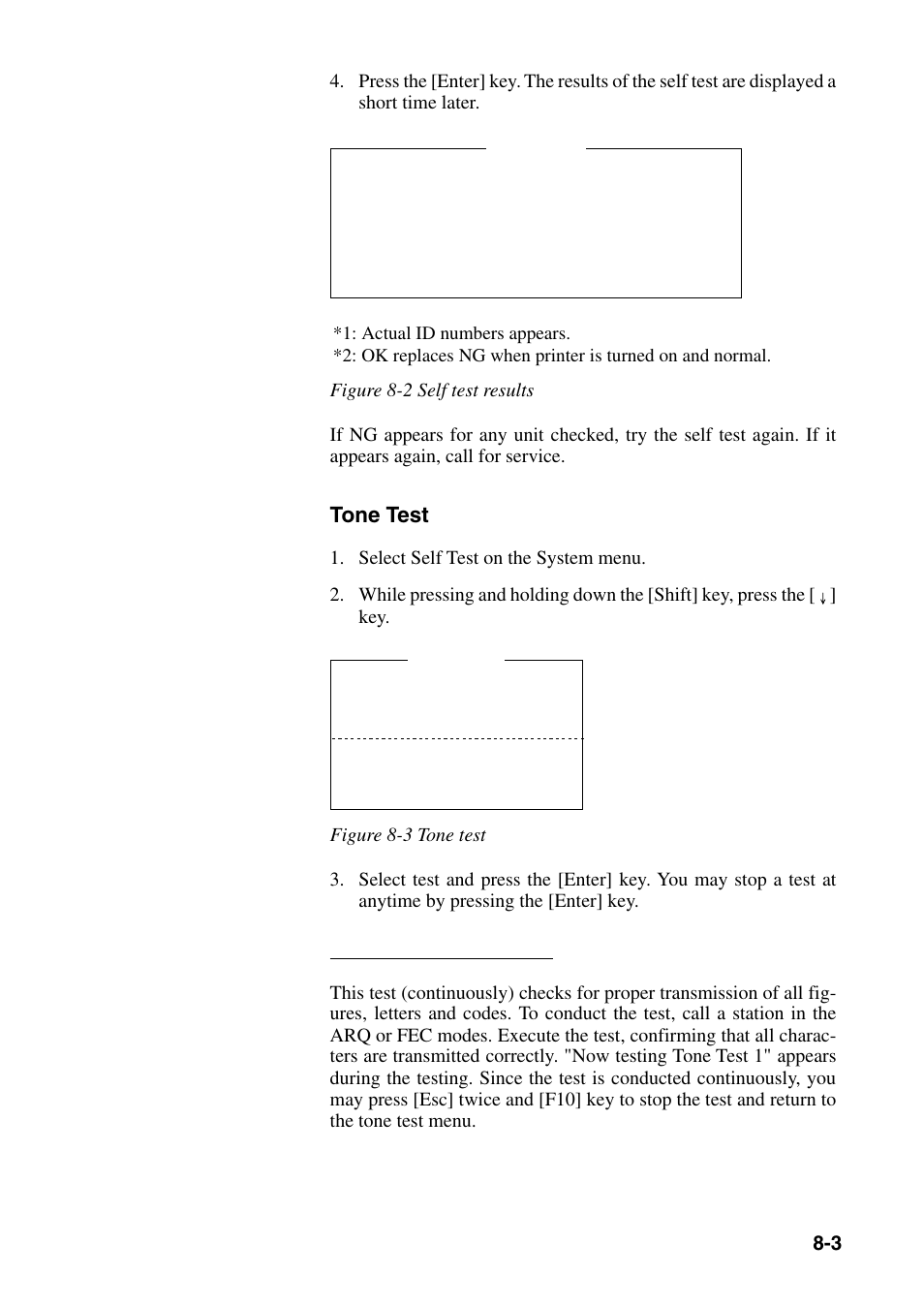 Tone test | Furuno DP-6 User Manual | Page 79 / 93