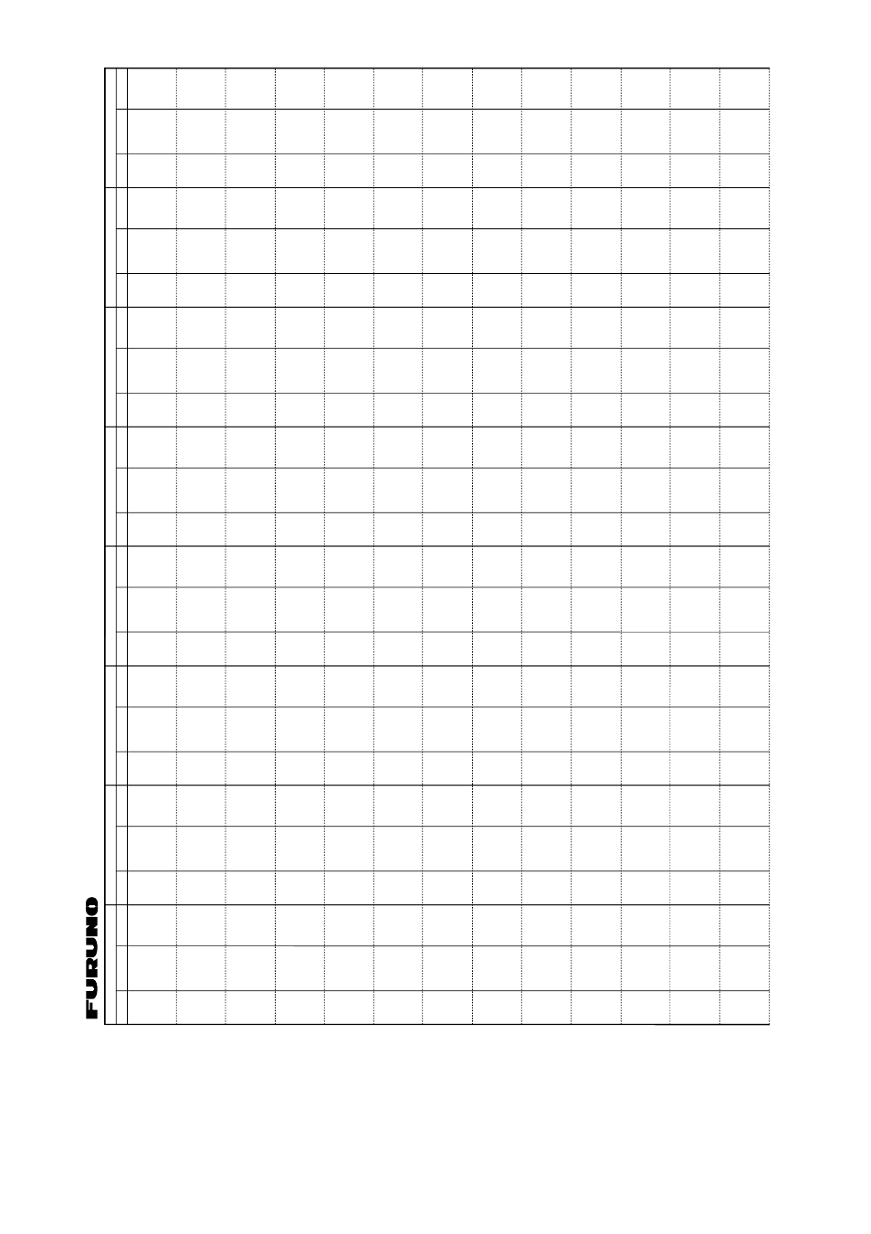 Ap1-2, Itu telex frequency table (2/4) | Furuno DP-6 User Manual | Page 82 / 93